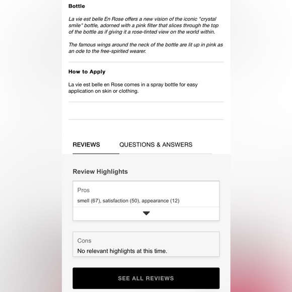 Lancôme - NWT La Vie Est Belle En Rose L’Eau De Toilette - BRAND NEW/NEVER USED - Picture 6 of 8